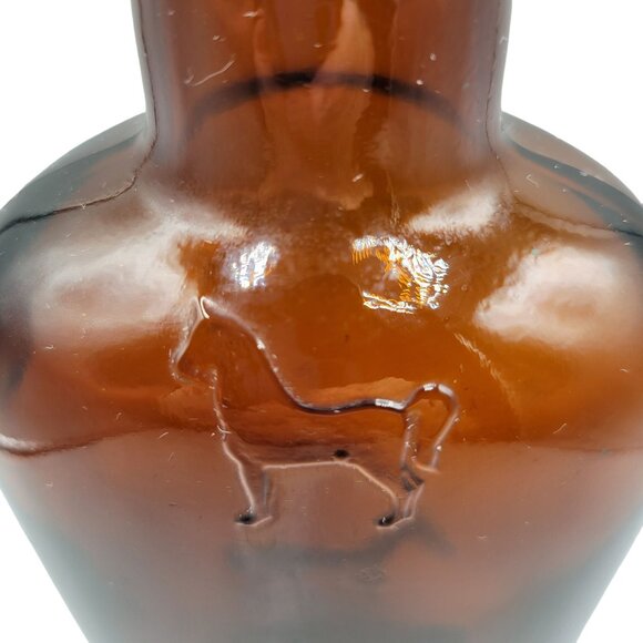 White Horse Distillers Ltd Glasgow Scotland EMPTY Scotch Whisky Bottle Brown - Picture 7 of 9